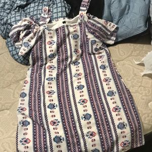 Flower printed dress